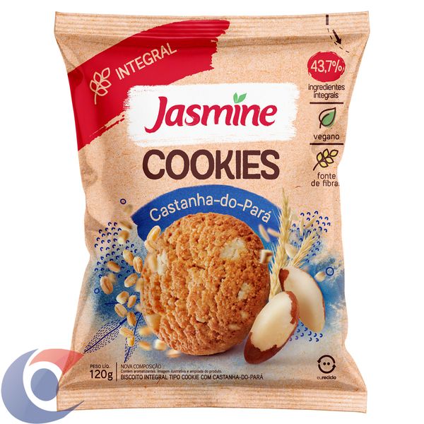 Cookies Integrais Jasmine Castanha-Do-Pará 150g