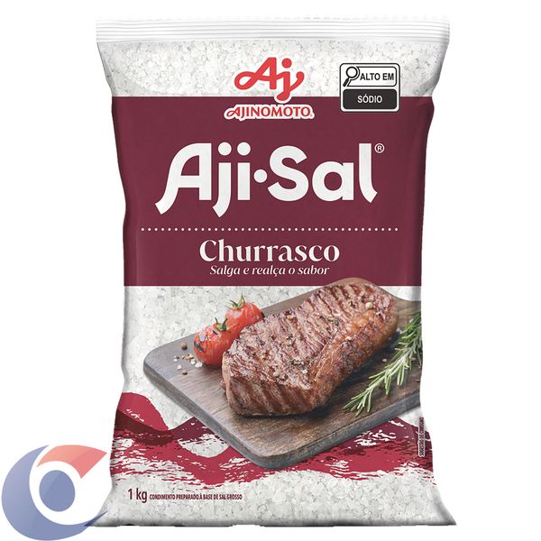 Sal Grosso Aji-Sal Churrasco Pacote 1kg
