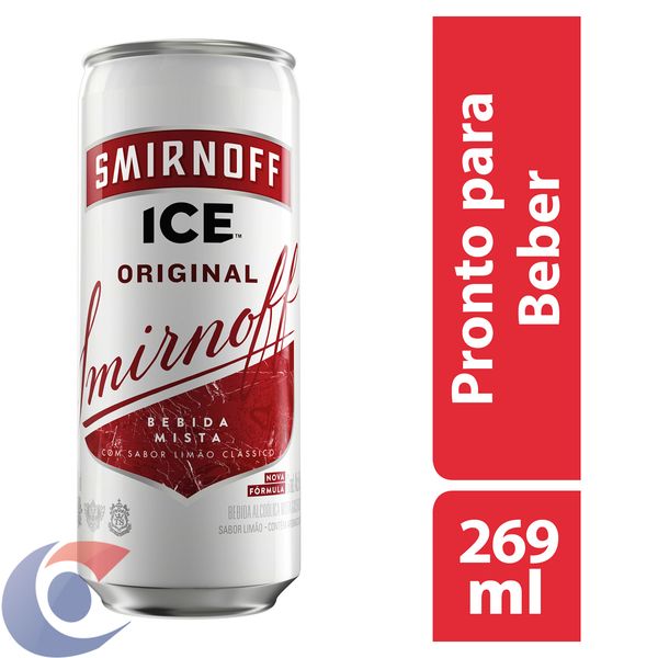 Bebida Mista Alcoólica Limão Smirnoff Ice Lata 269ml
