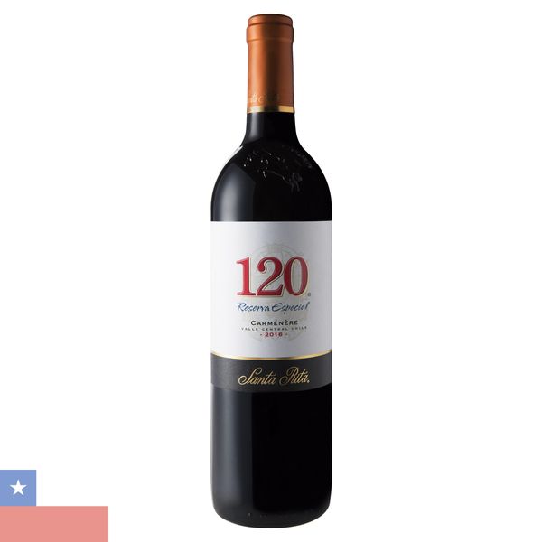Vinho Chileno Tinto Santa Rita 120 Carménère 750ml