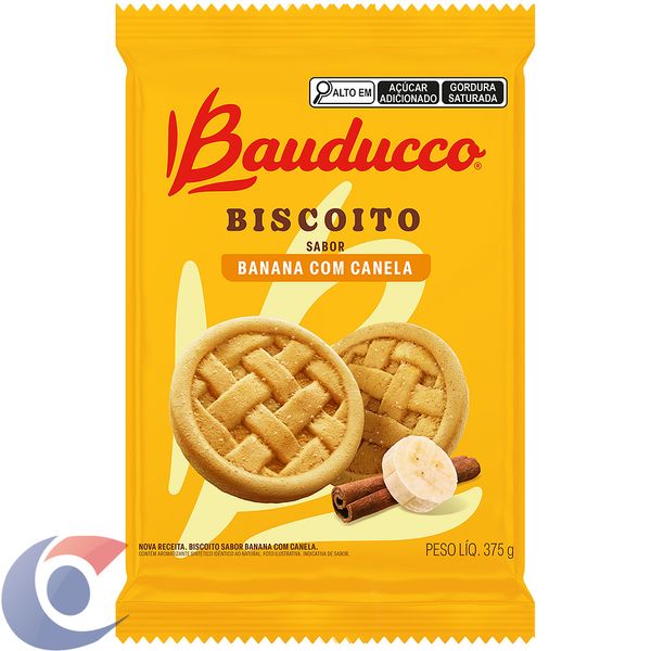 Biscoito Bauducco Doce Banana Com Canela 375g