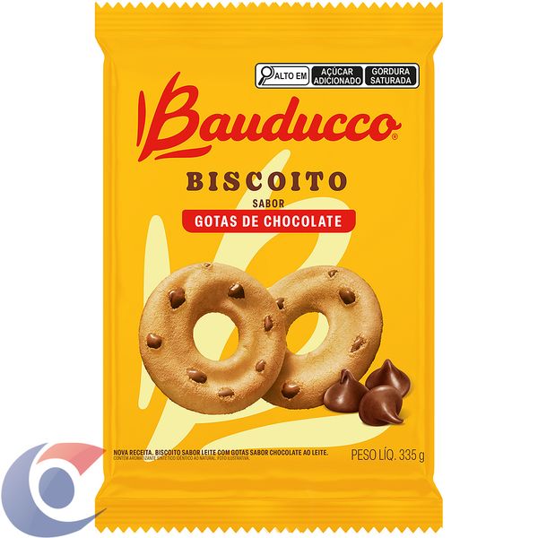 Biscoito Bauducco Com Gotas Sabor Chocolate 335g