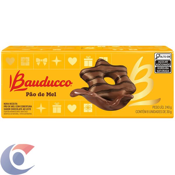 Pão De Mel Bauducco Chocolate Ao Leite 240g