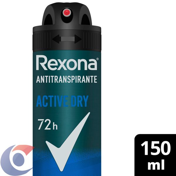 Desodorante Rexona Masculino Active Dry 150ml