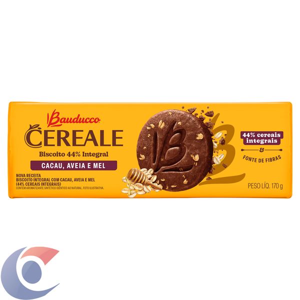 Biscoito Bauducco Cereale Cacau Aveia E Mel 170g