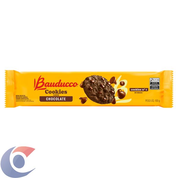 Biscoito Cookies Chocolate Bauducco Pacote 100g