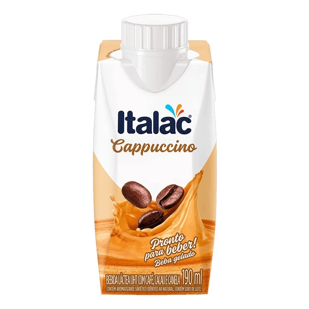 Bebida Láctea Uht Italac Café, Cacau E Canela 190ml - Carone