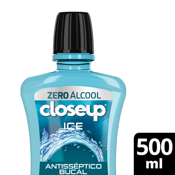 Antisséptico Bucal Closeup Ice Sem Álcool 500 Ml