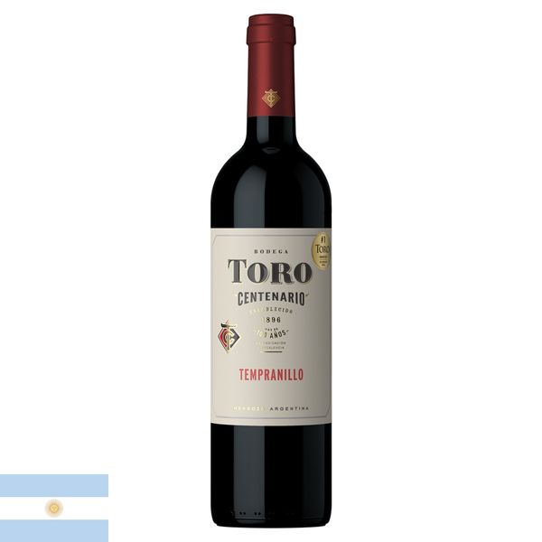 Vinho Argentino Tinto Toro Centenário Tempranillo 750ml