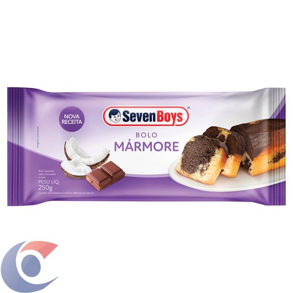 Bolo Seven Boys Mármore 250g