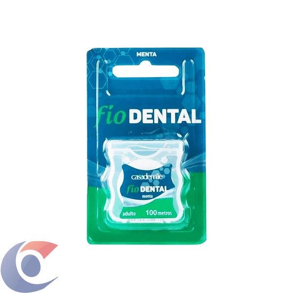 Fio Dental Tradicional 100m Casa De Mãe Menta