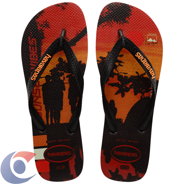 SAND-HAVAIANAS-HYPE-PRETO-LARANJA-39-40