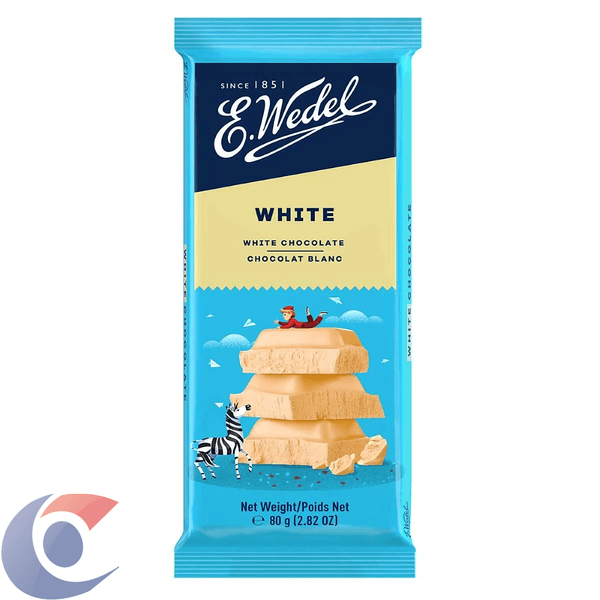 CHOC-POL-E-WEDEL-80G-WHITE
