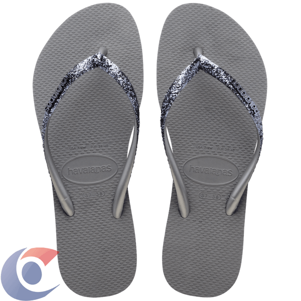 SAND-HAVAIANAS-SLIM-GLITTER-35-36-CINZA