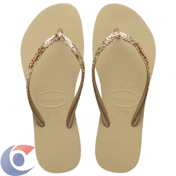 SAND-HAVAIANAS-SLIM-GLITTER-35-36-AREIA