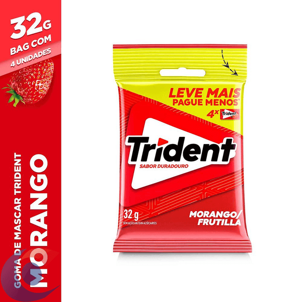CHICLE-ADAMS-TRIDENT-4UN-MORANGO