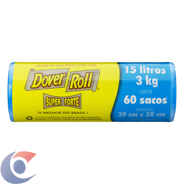 SACO-LIXO-DOVER-ROLL-15L-SF