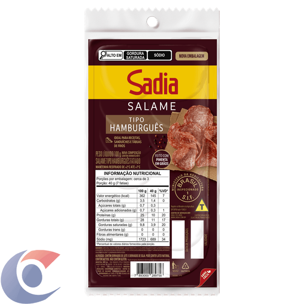 SALAME-HAMB-FAT-SADIA-100G