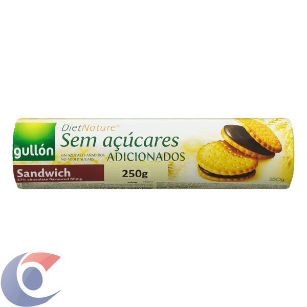 BISC-ESP-GULLON-SUG-FREE-250G-CHOC