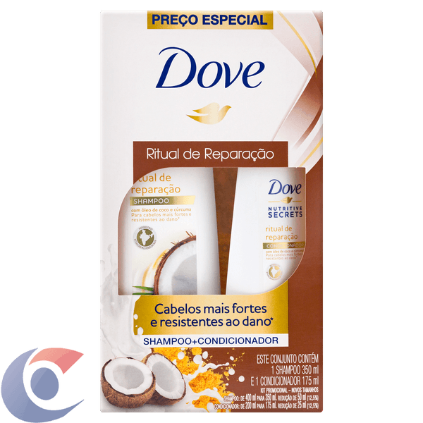 KIT-SH350ML-COND175ML-DOVE-RITUAL-DE-REPAR