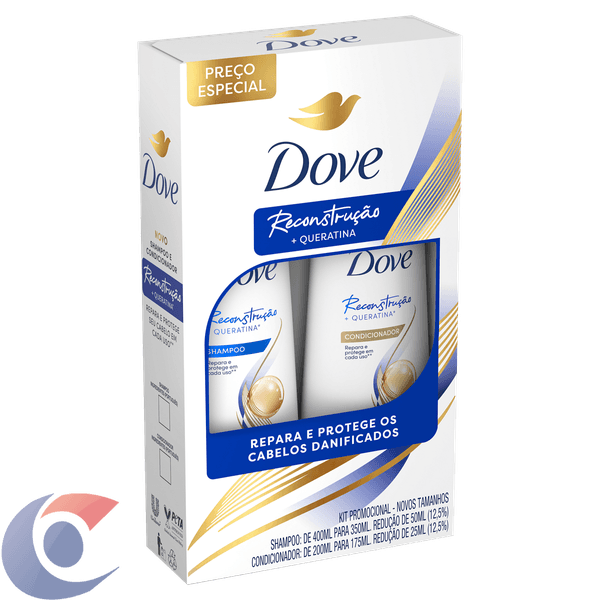 KIT-SH350ML-COND175ML-DOVE-RECONSTRUCAO