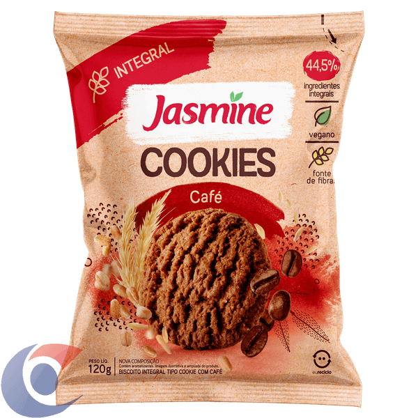 BISC-COOK-INT-JASMINE-120G-CAFE