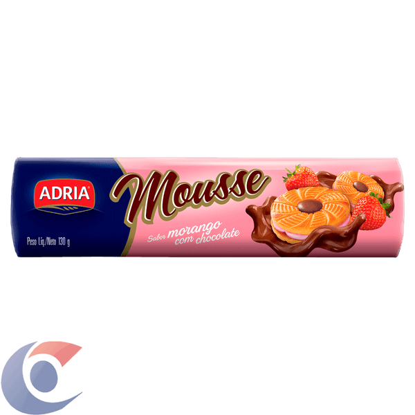 BISC-RECH-ADRIA-MOUSSE-130G-MORANGO-CHOC