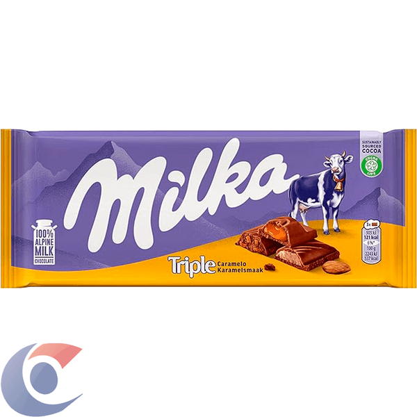 CHOC-MILKA-90G-TRIP-CARAMEL-CHOC