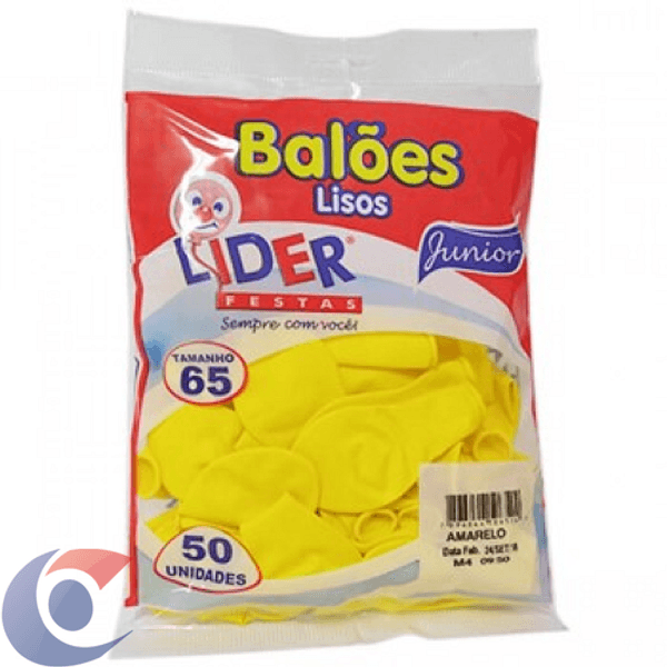 BALAO-LIDER-FESTAS-LISO-50UN-AMARELO