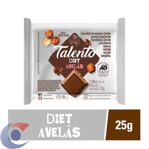 CHOC-TAB-GAROTO-TALENTO-DIET-25G-AVEL