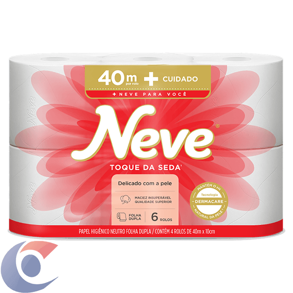 PAPEL-HIG-FD-NEVE-40M-6UN