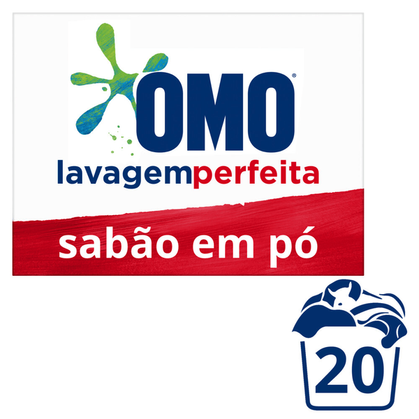Sabão Em Pó Omo Lavagem Perfeita 1,6kg
