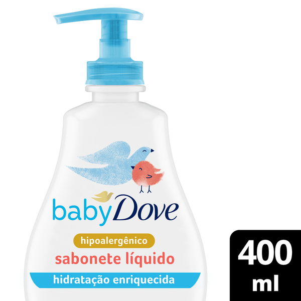 Sabonete Líquido Baby Dove Hidratação Enriquecida 400ml