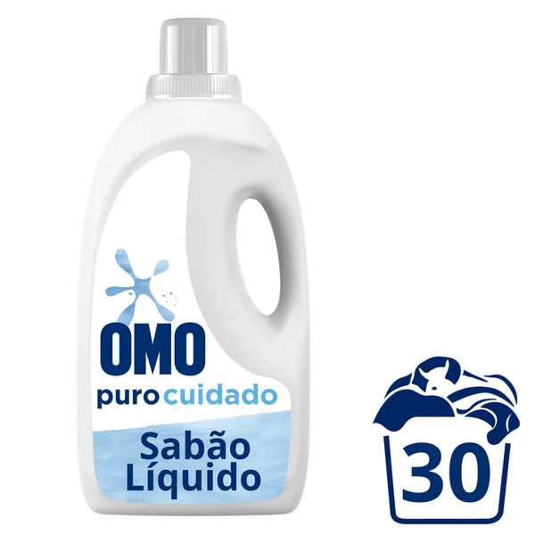 Sabão Líquido Omo Puro Cuidado 3l