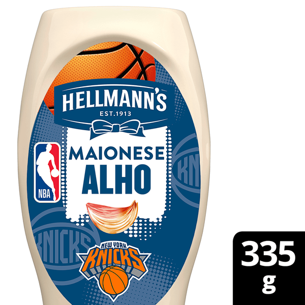 Maionese Alho Nba Miami Heat Hellmann'S Squeeze 335g