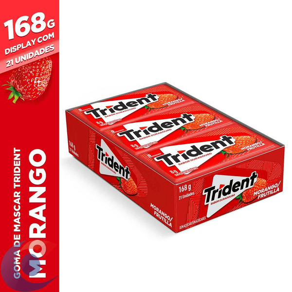 GOMA-MASC-TRIDENT-21X8G-MORANGO