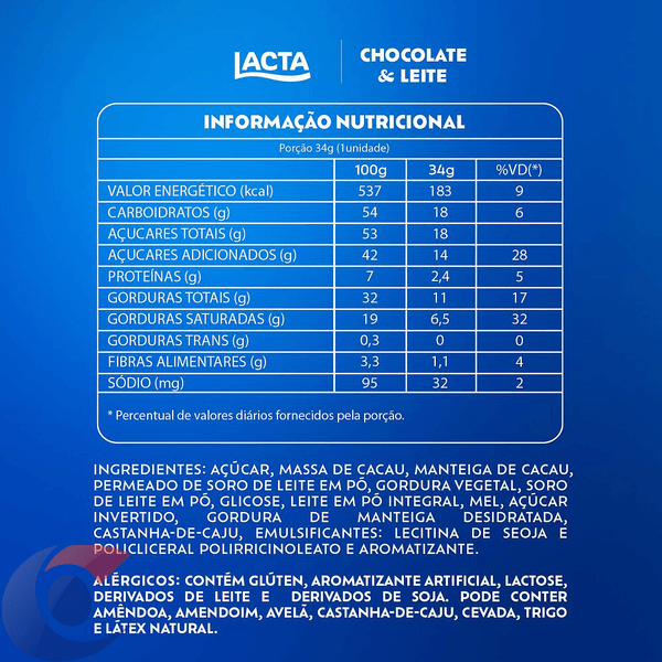 CHOC-LACTA-34G-CLASSIC-AO-LEIT