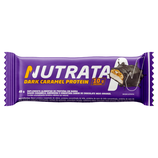 BARR-PROT-NUTRATA-45G-DARK-CARAM-SALG