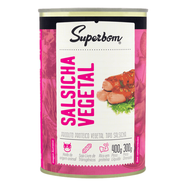 SALSICHA-SUPERBOM-VEG-300G-LT