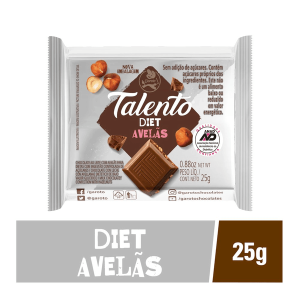 CHOC-TAB-GAROTO-TALENTO-DIET-25G-AVEL