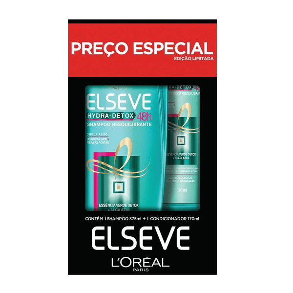 KIT-SH375ML-COND170ML-ELSEVE-REP-HIDRA-DETOX