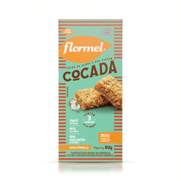 COCADA-FLORMEL-ZERO-60G