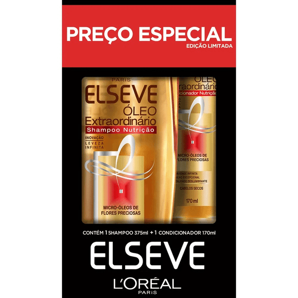 KIT-SH375M---COND170ML-ELSEVE-OLEO-EXTRAORDIN