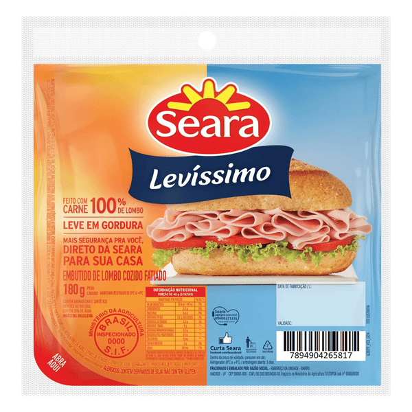 LOMBO-SUINO-LEVISS-FAT-SEARA-180G