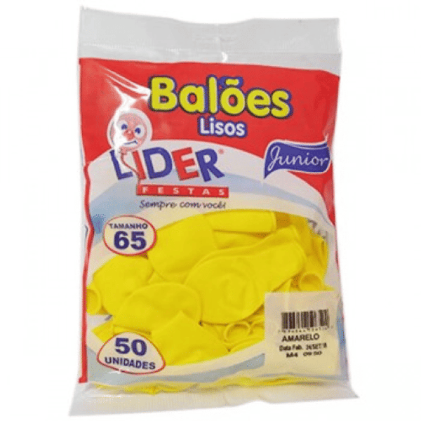 BALAO-LISO-LIDER-FESTAS-50UN-AMARELO