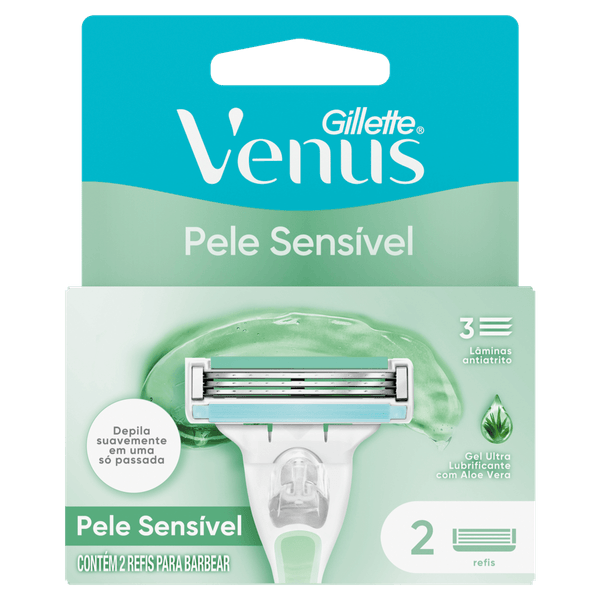 CARGA-GILLETTE-VENUS-2UN-PELE-SENSIVEL