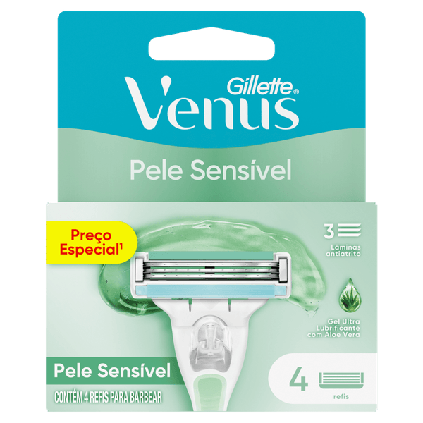 CARGA-GILLETTE-VENUS-4UN-PELE-SENSIVEL