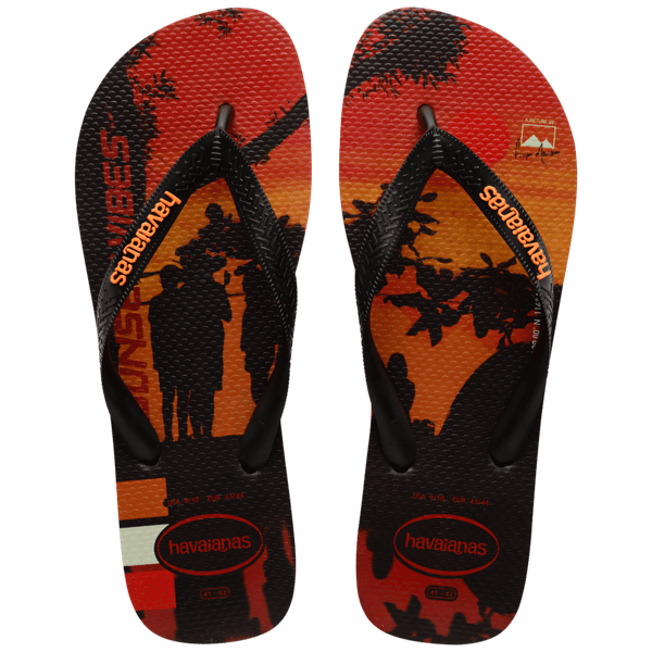 SAND-HAVAIANAS-HYPE-PRETO-LARANJA-39-40