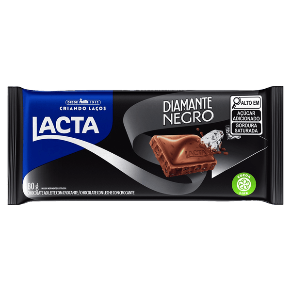 CHOC-TAB-LACTA-80G-DIAMANTE-NEGRO