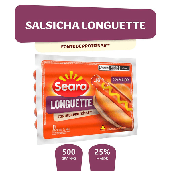 SALSICHA-RESF-LONGUETTE-SEARA-500G